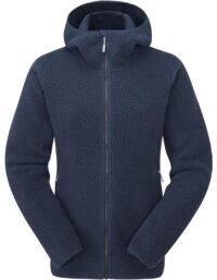 Rab Shearling Hoody Womens Deep Ink
