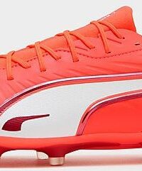 PUMA KING Match FG Fotbollsskor Unisex, Red