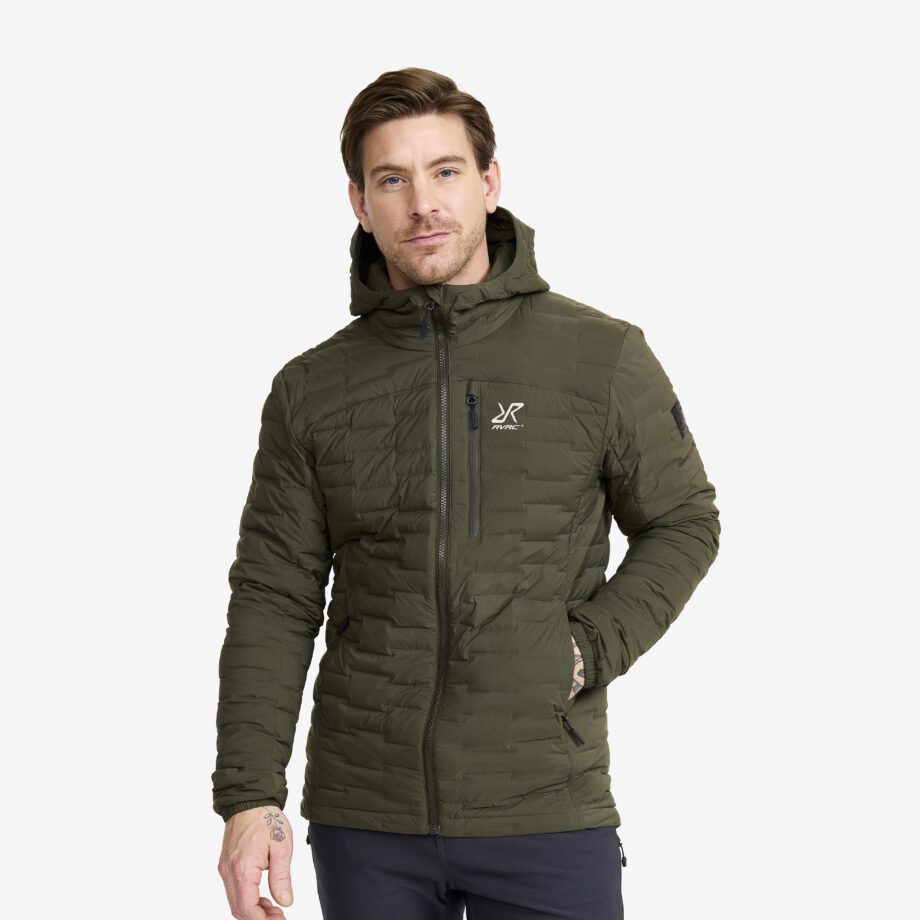 Revolution Race Vinterjackor - Flex Stretch Down Jacket - Herr - Forest Night, Storlek:M
