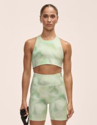 Casall Tie Back Sports Top - Illusion Green