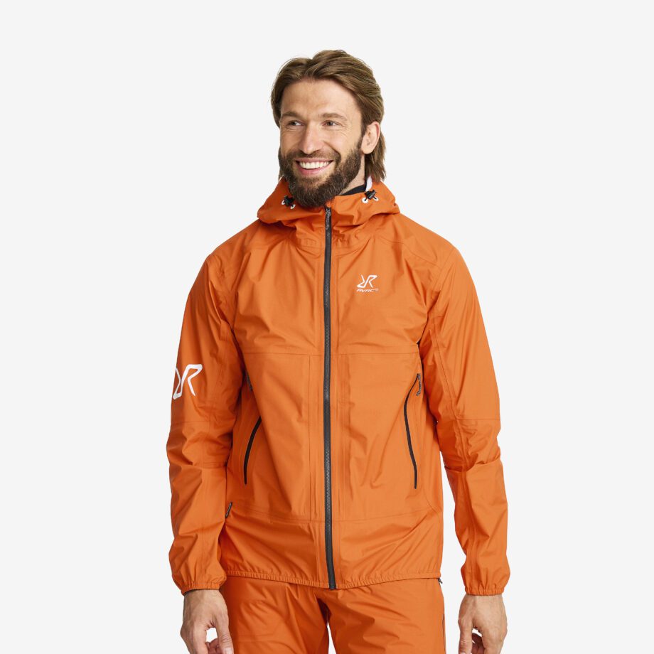 Revolution Race Arcade 3L Lightweight Jacket - Herr - Hawaiian Sunset, Storlek:L - Jackor > Regn- & Skaljackor