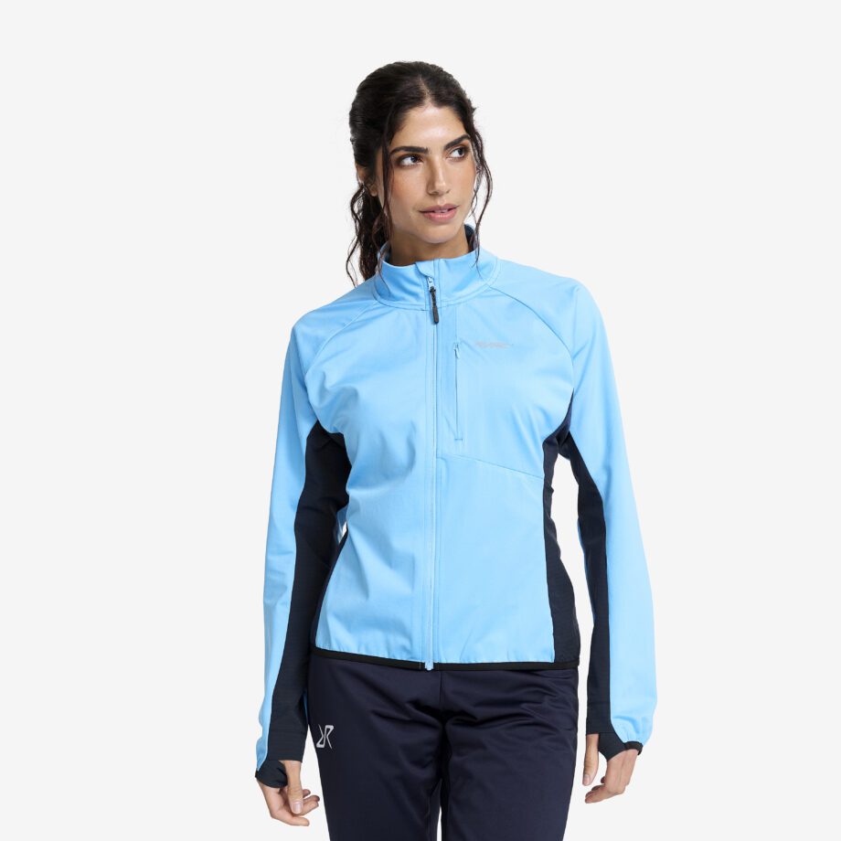 Revolution Race Dam > Jackor > Vindjackor - Pace Wind Jacket - Dam - Navy/Alaskan Blue, Storlek:L