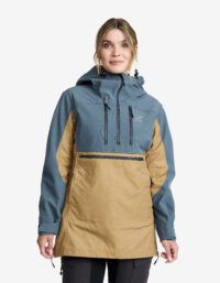 Revolution Race Outdoor Anorak Dam Orion Blue/Kelp Beige, Storlek:2XL