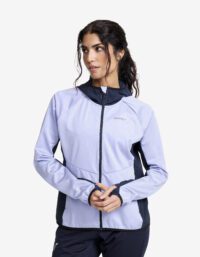 Revolution Race Pace Hooded Wind Jacket Dam Bright Lavender/Navy, Storlek:S