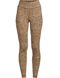 Casall Essential Printed Tights - Brown Shake