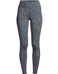 Casall Essential Printed Tights - Dk Grey Shake