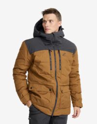 Revolution Race Vinterjackor - Outdoor Parka - Herr - Rubber, Storlek:M