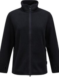 Peak Performance W Pile Zip Jacket Black