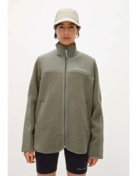 Röhnisch Phoebe Pile Jacket Vetiver Green