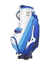 Mizuno Tour Staff Mid Cart Bag - Blue/White/Light Blue