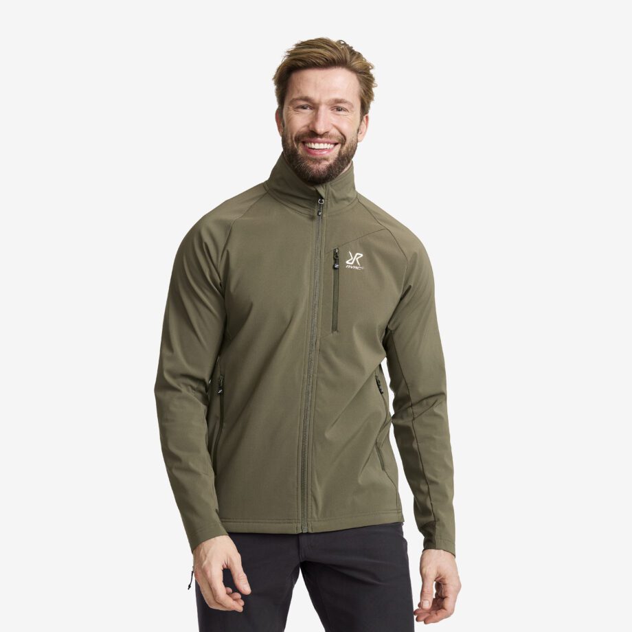 Revolution Race Jackor > Softshelljackor - Exciter Stretch Jacket - Herr - Grape Leaf, Storlek:3XL