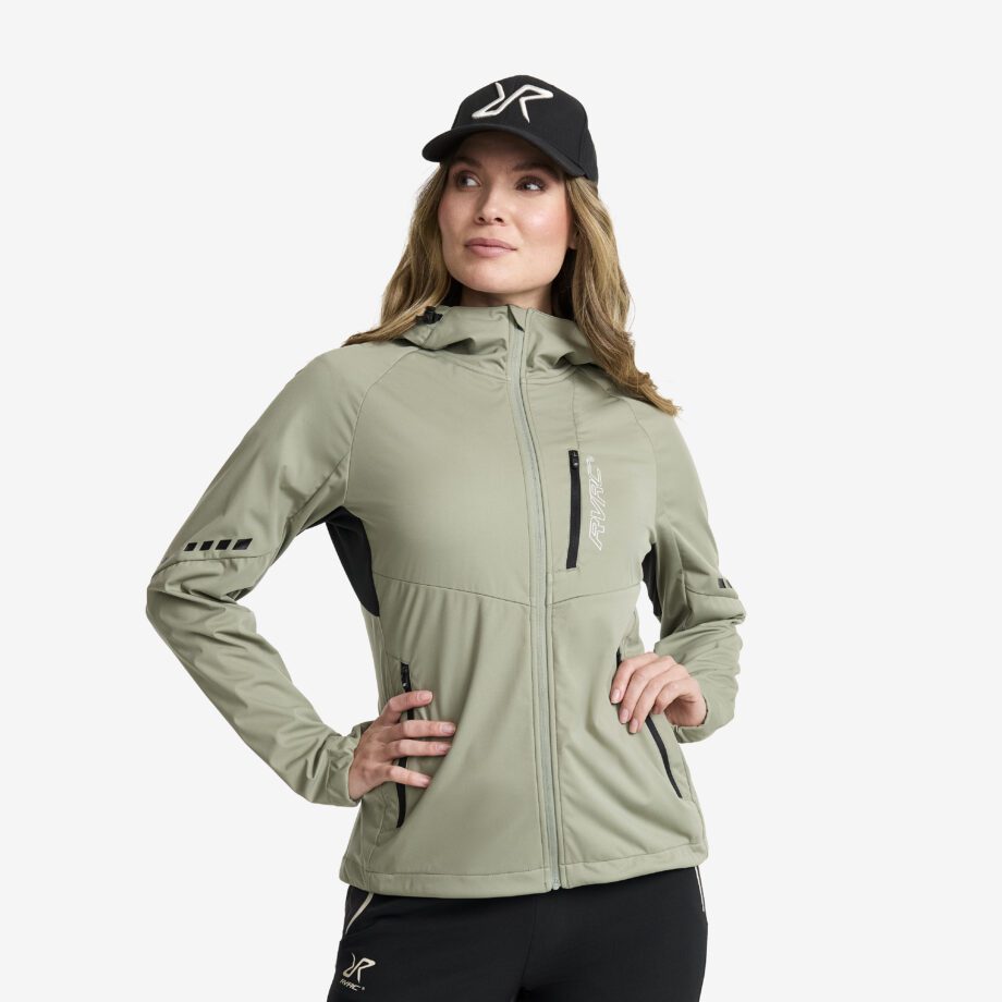Revolution Race Dam > Jackor > Softshelljackor - Pure Softshell Jacket - Dam - Shadow, Storlek:XS
