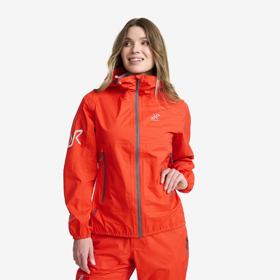 Revolution Race Dam > Jackor > Regn- & Skaljackor - Arcade 3L Lightweight Jacket - Dam - C- Herr -y Tomato, Storlek:L