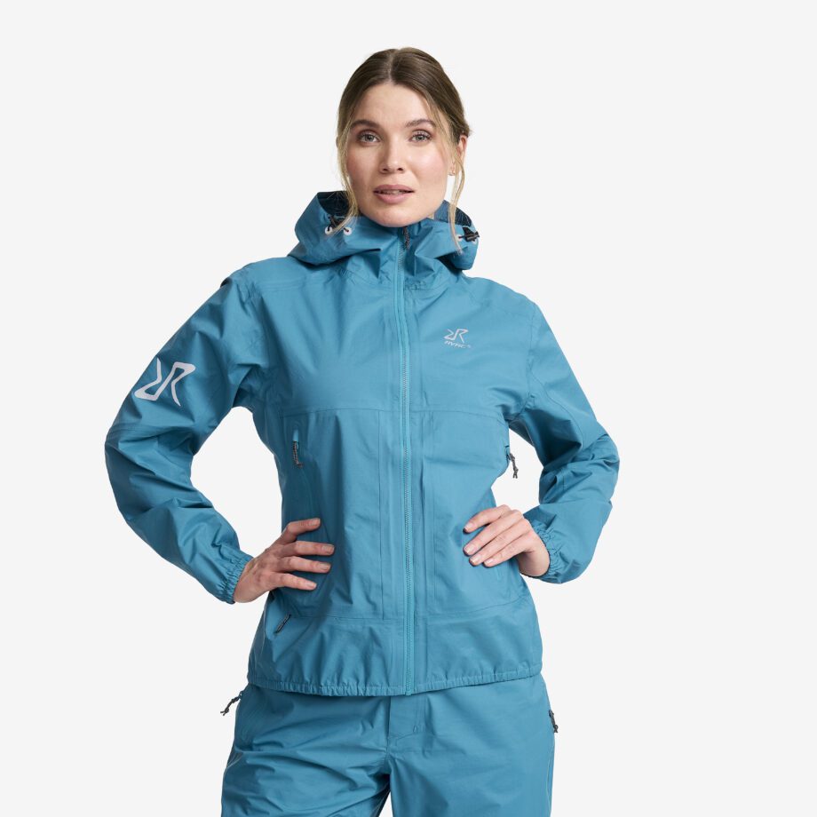 Revolution Race Arcade 3L Lightweight Jacket - Dam - Saxony Blue, Storlek:L - Dam > Jackor > Regn- & Skaljackor