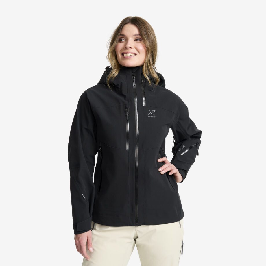 Revolution Race Dam > Jackor > Regn- & Skaljackor - Cyclone 3L Shell Jacket - Dam - Black, Storlek:2XL