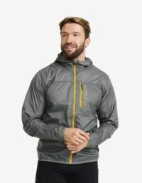 Revolution Race Jackor > Vindjackor - Speed Hooded Windbreaker - Herr - Castor Gray, Storlek:XL