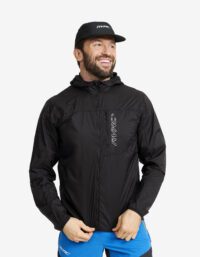 Revolution Race Jackor > Vindjackor - Speed Hooded Windbreaker - Herr - Black, Storlek:M
