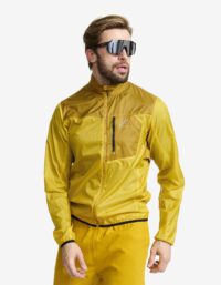 Revolution Race Jackor > Vindjackor - Unit Light Windbreaker - Herr - Mango Mint/Golden Palm, Storlek:M