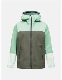 Peak Performance M Trail Hipe Shell Jacket Peppermint/Pine Needle