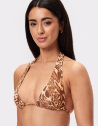 Stronger - Halterneck Bikini Top
