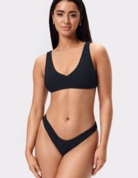 Stronger - Textured Cheeky Bikini Bottom