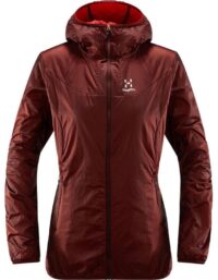 Haglöfs Aran Valley Jacket Women Maroon Red/Hibiscus Red