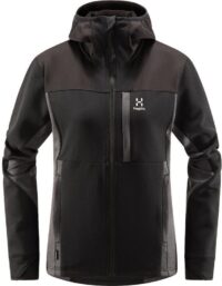 Haglöfs Vassi Mid Hooded Jacket Women True Black/Magnetite