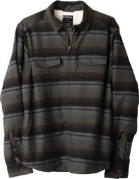 KAVU Eagle Pine Shirt Jacket Men Forest Stripe