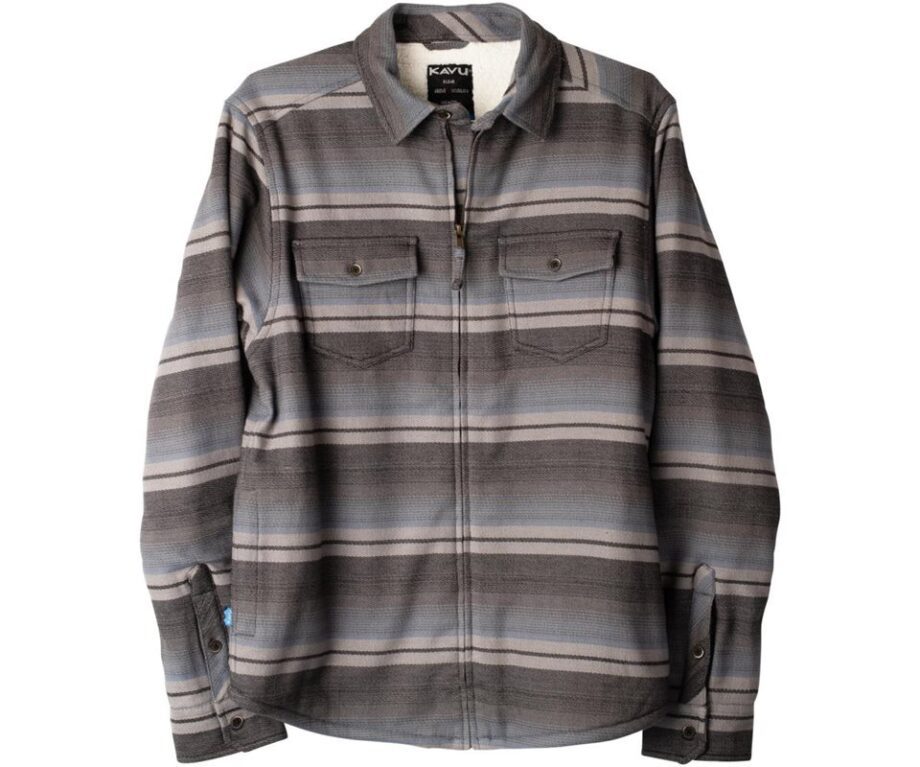 KAVU Eagle Pine Shirt Jacket Men Midnight Stripe