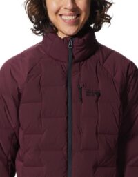 Mountain Hardwear Stretchdown High-Hip Jacket Women Cocoa Red