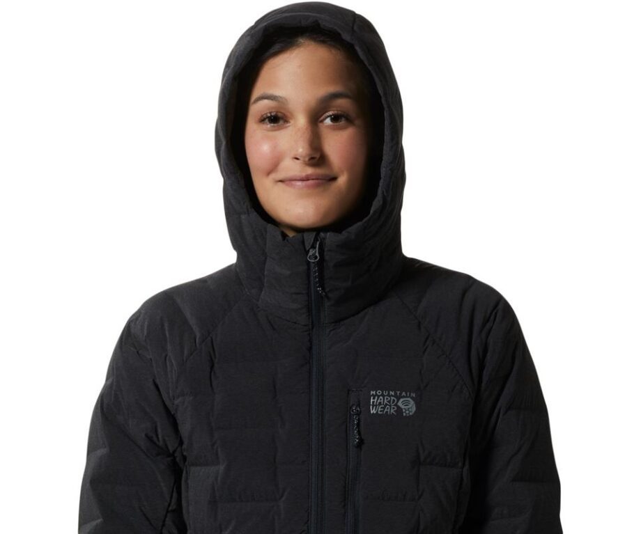 Mountain Hardwear Stretchdown Hoody Jacket Women Dark Storm Heather
