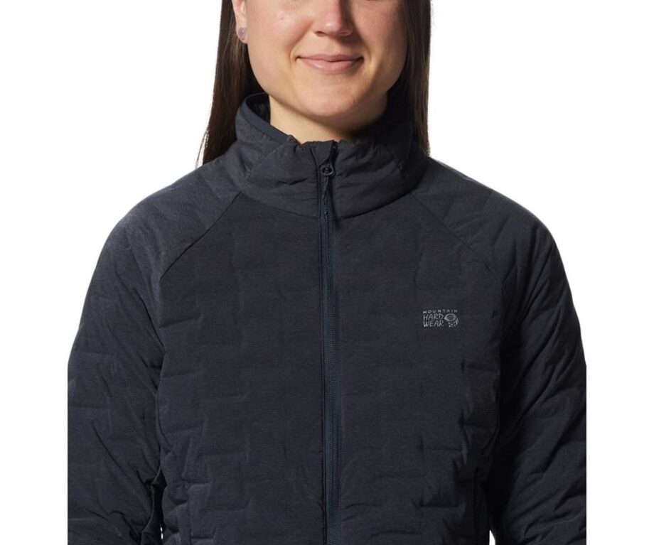Mountain Hardwear Stretchdown Light Jacket Women Dark Storm Heather