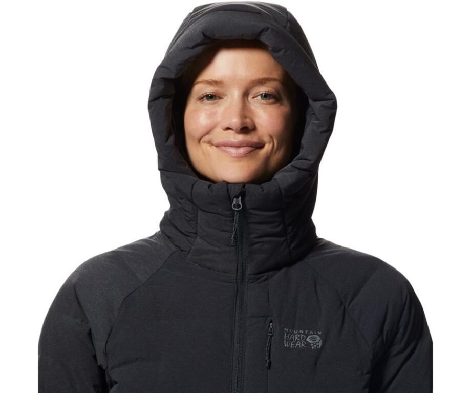Mountain Hardwear Stretchdown Parka Women Dark Storm Heather