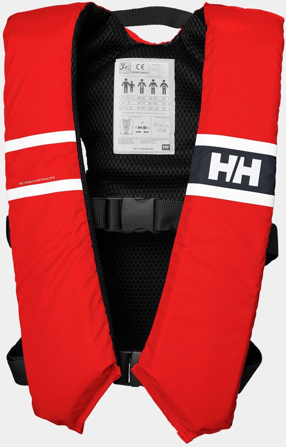 Helly Hansen Unisex Comfort Compact 50n Flytväst Röd 70/90KG