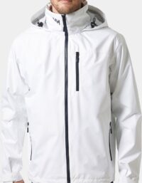 Helly Hansen Herr Crew Seglarjacka Med Huva 2.0 Vit S