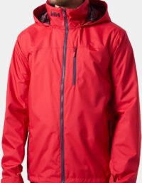 Helly Hansen Herr Crew Seglarjacka Med Huva 2.0 Röd XL