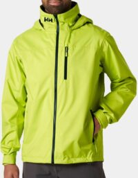 Helly Hansen Herr Crew Seglarjacka Med Huva 2.0 Grön XL