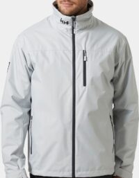 Helly Hansen Herr Crew Mellanlager Seglarjacka M Huva 2.0 Grå XL