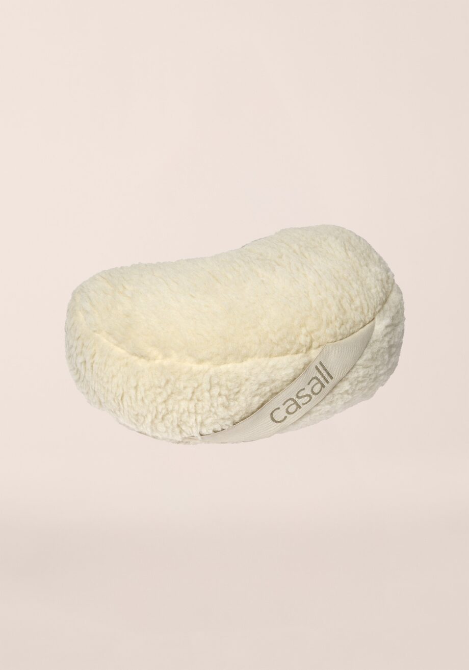 Casall Meditation Half Moon Pillow Wool - Offwhite