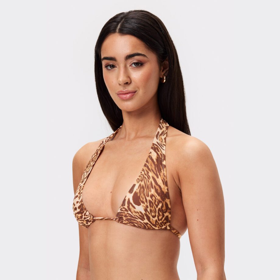 Stronger - Halterneck Bikini Top