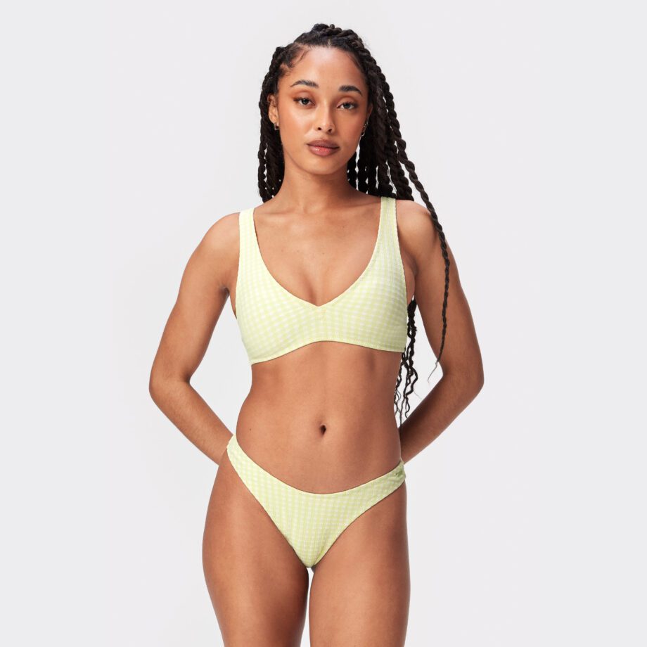 Stronger - Textured Cheeky Bikini Bottom