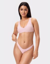 Stronger - Textured Cheeky Bikini Bottom