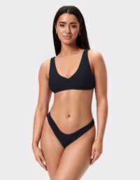 Stronger - Textured Cheeky Bikini Bottom