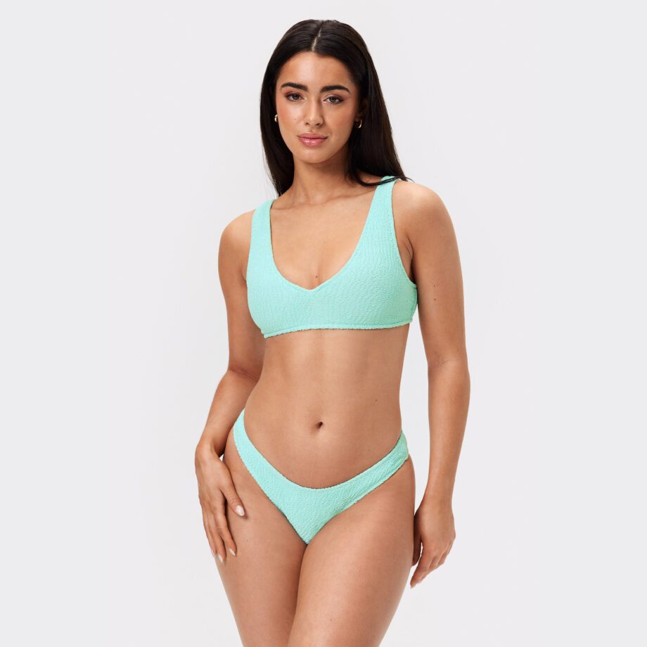 Stronger - Textured Cheeky Bikini Bottom