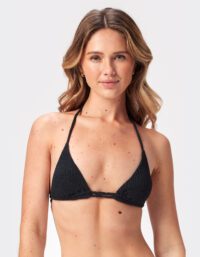 Stronger - Textured Triangle Bikini Top