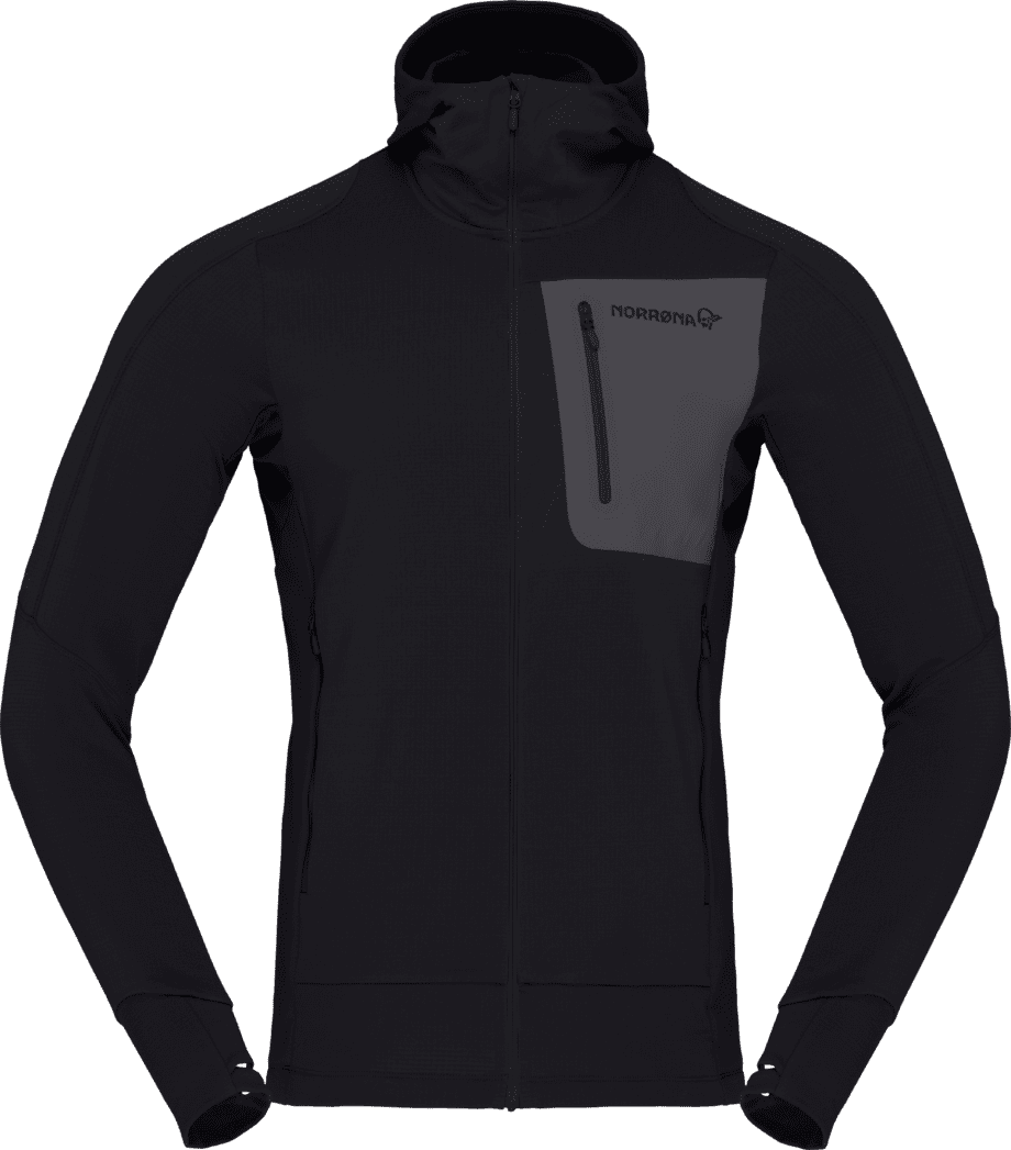 Norrøna Norrøna Men's Falketind Power Grid Hood Caviar