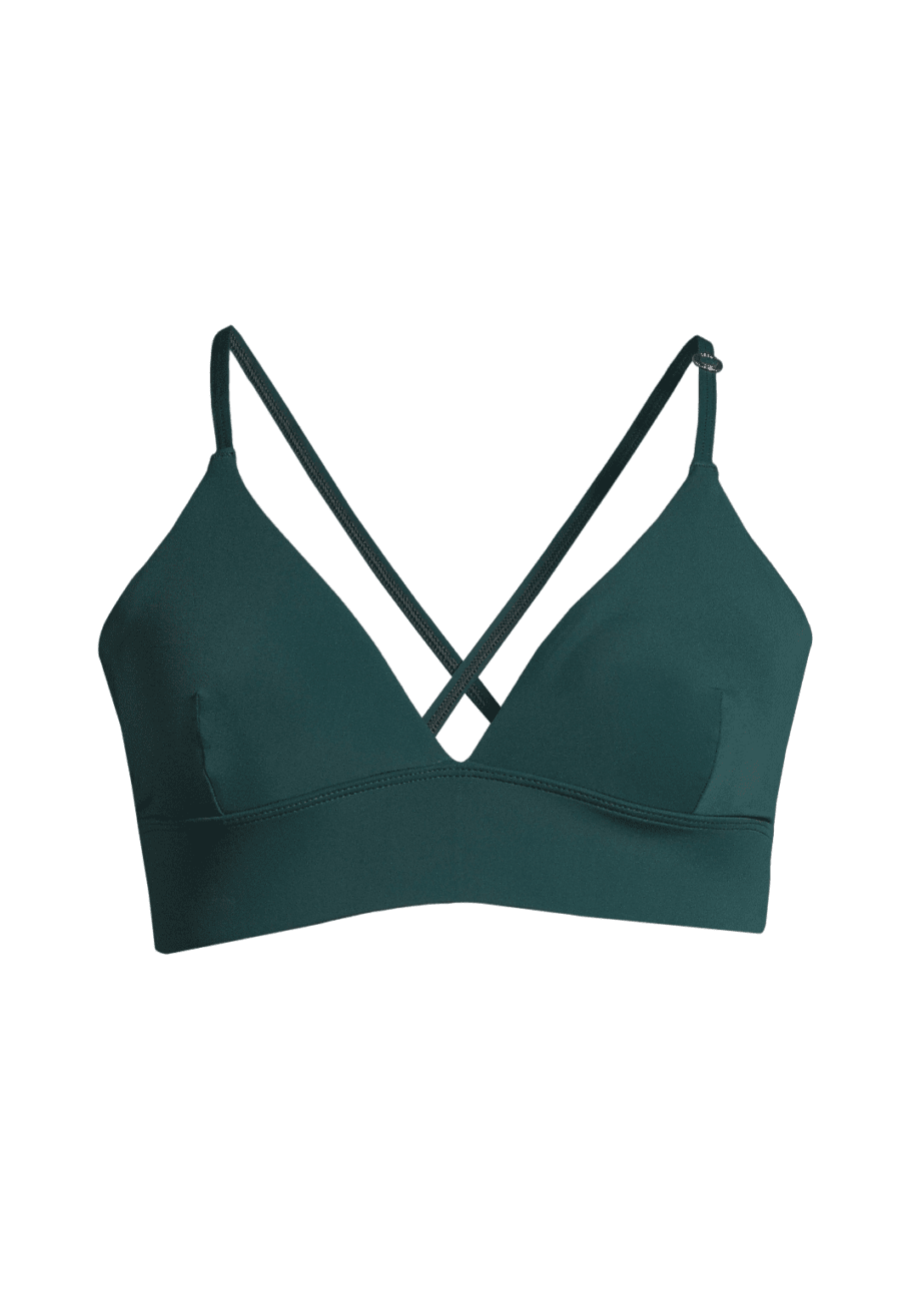 Casall Iconic Bikini Top - Dk Turning Green