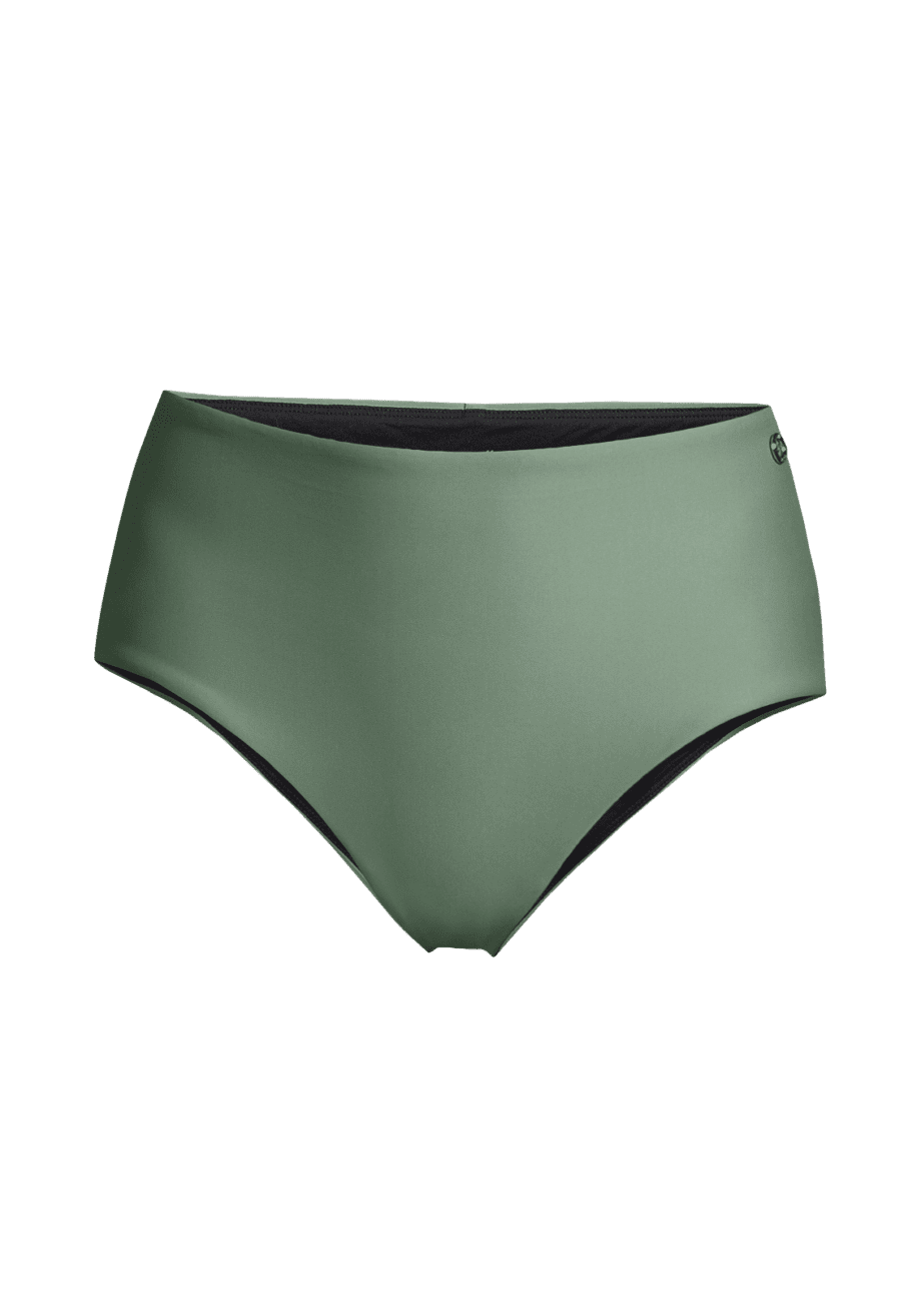 Casall High Waist Bikini Hipster - Botanic Green