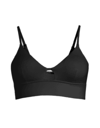 Casall Triangle Cut-Out Bikini Top - Black