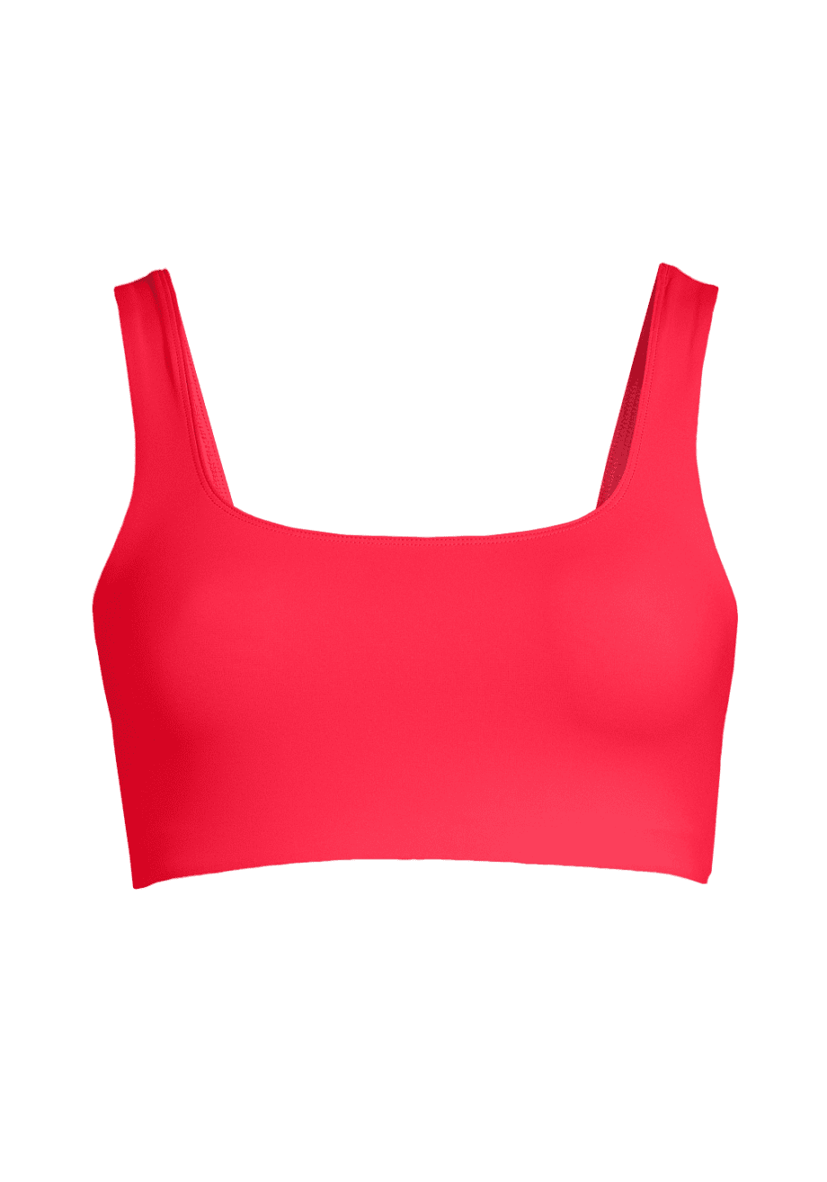 Casall Square Neck Bikini Top - Summer Red